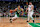 BOSTON, MA - JUNE 17: Jayson Tatum #0 of the Boston Celtics dribbles the ball during the game against the Dallas Mavericks during Game 5 of the 2024 NBA Finals on June 17, 2024 at the TD Garden in Boston, Massachusetts. NOTE TO USER: User expressly acknowledges and agrees that, by downloading and or using this photograph, User is consenting to the terms and conditions of the Getty Images License Agreement. Mandatory Copyright Notice: Copyright 2024 NBAE (Photo by Jesse D. Garrabrant/NBAE via Getty Images)