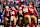 INGLEWOOD, CALIFORNIA - SEPTEMBER 22: San Francisco 49ers offensive unit group huddle during the first half against the Los Angeles Rams at SoFi Stadium on September 22, 2024 in Inglewood, California. (Photo by Ric Tapia/Getty Images)