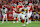 KANSAS CITY, MISSOURI - OCTOBER 07: Travis Kelce #87 of the Kansas City Chiefs runs after a pass in the first quarter against the New Orleans Saints at GEHA Field at Arrowhead Stadium on October 07, 2024 in Kansas City, Missouri. (Photo by Jamie Squire/Getty Images)