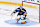 ST. LOUIS, MO - OCTOBER 03: St. Louis Blues goalie Jordan Binnington (50) slides across the crease during a preseason game between the Dallas Stars and the St. Louis Blues on October 3, 2024, at the Enterprise Center in St. Louis MO (Photo by Rick Ulreich/Icon Sportswire via Getty Images)