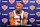 TARRYTOWN, NEW YORK - SEPTEMBER 30: Josh Hart #3 of the New York Knicks speaks at a press conference during media day at Knicks Training Facility on September 30, 2024 in Tarrytown, New York. (Photo by Dustin Satloff/Getty Images)