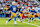 INGLEWOOD, CA - SEPTEMBER 29, 2024: Los Angeles Chargers quarterback Justin Herbert (10) throws on the run against the Kansas City Chiefs in the second half  at the So-Fi Stadium on September 29, 2024 in Inglewood, California. (Gina Ferazzi / Los Angeles Times via Getty Images)
