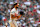CLEVELAND, OHIO - AUGUST 04: Seranthony Domínguez #56 of the Baltimore Orioles looks on during the ninth inning against the Cleveland Guardians at Progressive Field on August 04, 2024 in Cleveland, Ohio. (Photo by Nick Cammett/Diamond Images via Getty Images)