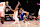 ATLANTA, GA – OCTOBER 14: Paul George #8 of the Philadelphia 76ers drives to the basket during the game against the Atlanta Hawks during a preseason game on October 14, 2024 at State Farm Arena in Atlanta, Georgia. NOTE TO USER: User expressly acknowledges and agrees that by downloading and/or using this photograph, User is agreeing to the terms and conditions of the Getty Images License Agreement. Mandatory Copyright Notice: Copyright 2024 NBAE (Photo by Adam Hagy/NBAE via Getty Images)