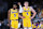 PALM SPRINGS, CALIFORNIA - OCTOBER 04: Bronny James #9 and Dalton Knecht #4 of the Los Angeles Lakers look on during the second half of a game against the Minnesota Timberwolves at Acrisure Arena on October 04, 2024 in Palm Springs, California. (Photo by Sean M. Haffey/Getty Images)