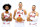CHICAGO, ILLINOIS - SEPTEMBER 30: Coby White #0, Nikola Vucevic #9 and Zach LaVine #8 of the Chicago Bulls pose for a photo during Chicago Bulls Media Day at Advocate Center on September 30, 2024 in Chicago, Illinois.  (Photo by Michael Reaves/Getty Images)
