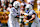 GREEN BAY, WI - SEPTEMBER 15: Indianapolis Colts quarterback Anthony Richardson (5) hands off to Indianapolis Colts running back Jonathan Taylor (28) during an NFL game between the Indianapolis Colts and the Green Bay Packers on September 15, 2024 at Lambeau Field in Green Bay, WI.  (Photo by Jeffrey Brown/Icon Sportswire via Getty Images)