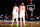 NEW YORK, NY - OCTOBER 13: Karl-Anthony Towns #32 of the New York Knicks high-fives teammate Jalen Brunson #11 during the game on October 13, 2024 at Madison Square Garden in New York City, New York. NOTE TO USER: User expressly acknowledges and agrees that, by downloading and or using this photograph, User is consenting to the terms and conditions of the Getty Images License Agreement. Mandatory Copyright Notice: Copyright 2024 NBAE (Photo by David L. Nemec/NBAE via Getty Images)