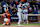 NEW YORK, NEW YORK - OCTOBER 18: Shohei Ohtani #17 of the Los Angeles Dodgers reacts after striking out during the eighth inning in game five of the National League Championship Series against the New York Mets at Citi Field on Friday, Oct. 18, 2024 in New York. (Wally Skalij / Los Angeles Times via Getty Images)