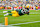 GREEN BAY, WISCONSIN - OCTOBER 13: Romeo Doubs #87 of the Green Bay Packers dives for a touchdown against the Arizona Cardinals during the second quarter of the game at Lambeau Field on October 13, 2024 in Green Bay, Wisconsin. (Photo by Patrick McDermott/Getty Images)