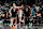 BROOKLYN, NY - OCTOBER 20: Breanna Stewart #30 and Jonquel Jones #35 of the New York Liberty high five during the game against the Minnesota Lynx during Game 5 of the WNBA Finals on October 20, 2024 in Brooklyn, New York. NOTE TO USER: User expressly acknowledges and agrees that, by downloading and or using this photograph, user is consenting to the terms and conditions of the Getty Images License Agreement. Mandatory Copyright Notice: Copyright 2024 NBAE (Photo by David Dow/NBAE via Getty Images)