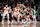 TORONTO, ON – OCTOBER 15: Jayson Tatum #0 of the Boston Celtics is guarded by Jahmi'us Ramsey #37 of the Toronto Raptors during the second half of their preseason basketball game at Scotiabank Arena on October 15, 2024 in Toronto, Ontario, Canada. NOTE TO USER: User expressly acknowledges and agrees that by downloading and/or using this photograph, User is agreeing to the terms and conditions of the Getty Images License Agreement. (Photo by Mark Blinch/Getty Images)