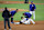 LOS ANGELES, CALIFORNIA - OCTOBER 26: Shohei Ohtani #17 of the Los Angeles Dodgers lies on the ground injured after attempting to steal second base as they play against the New York Yankees in the seventh inning during Game Two of the 2024 World Series at Dodger Stadium on October 26, 2024 in Los Angeles, California. (Photo by Steph Chambers/Getty Images)