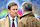 SEATTLE, WASHINGTON – OCTOBER 27: (L-R) Tom Brady talks with Drew Bledsoe on the field before a game between the Seattle Seahawks and the Buffalo Bills at Lumen Field on October 27, 2024 in Seattle, Washington. (Photo by Jane Gershovich/Getty Images)