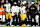 LAS VEGAS, NEVADA - OCTOBER 13: Pittsburgh Steelers head coach Mike Tomlin and Russell Wilson #3 of the Pittsburgh Steelers watch from the sidelines during the third quarter of a game against the Las Vegas Raiders at Allegiant Stadium on October 13, 2024 in Las Vegas, Nev. (Photo by Chris Unger/Getty Images)