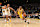 SAN FRANCISCO, CA - OCTOBER 18: Quincy Olivari #41 of the Los Angeles Lakers handles the ball during the game against the Golden State Warriors during a NBA Preseason game on October 18, 2024 at Chase Center in San Francisco, California. NOTE TO USER: User expressly acknowledges and agrees that, by downloading and or using this photograph, user is consenting to the terms and conditions of Getty Images License Agreement. Mandatory Copyright Notice: Copyright 2024 NBAE (Photo by Noah Graham/NBAE via Getty Images)