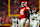 KANSAS CITY, MO - OCTOBER 07: Trey Smith #65 of the Kansas City Chiefs lines up before the snap during an NFL football game against the New Orleans Saints at GEHA Field at Arrowhead Stadium on October 7, 2024 in Kansas City, Missouri. (Photo by Cooper Neill/Getty Images)