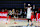 BELGRADE, SERBIA - OCTOBER 08: Kyle Allman (0) of Besiktas Fibabanka in action against Patrick Beverley (22) of Hapoel Shlomo Tel Aviv during the BKT EuroCup Group A week 3 match between Besiktas Fibabanka and Hapoel Shlomo Tel Aviv at Aleksandar Nikolic Hall in Belgrade, Serbia on October 08, 2024. (Photo by Filip Stevanovic/Anadolu via Getty Images)