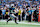 CHARLOTTE, NORTH CAROLINA - NOVEMBER 03: Jalen Coker #18 of the Carolina Panthers runs for a first down during the second quarter of his game against the New Orleans Saints at Bank of America Stadium on November 03, 2024 in Charlotte, North Carolina. (Photo by Matt Kelley/Getty Images)