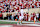 BLOOMINGTON, IN - NOVEMBER 09: Indiana Hoosiers TE Zach Horton (44) holds Indiana Hoosiers WR Elijah Sarratt (13) in the air while celebrating a touchdown during a college football game between the Michigan Wolverines and Indiana Hoosiers on November 9, 2024 at Memorial Stadium in Bloomington, IN (Photo by James Black/Icon Sportswire via Getty Images)