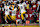 LANDOVER, MD - NOVEMBER 10: Steelers wide receivers Mike Williams (18) and George Pickens (14) celebrate after Williams game-winning touchdown catch during the Pittsburgh Steelers versus Washington Commanders National Football League game at Northwest Stadium on November 10, 2024 in Landover, MD. (Photo by Randy Litzinger/Icon Sportswire via Getty Images)