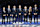 TORONTO, CANADA - NOVEMBER 10: Krissy Wendell, Shea Weber, Jeremy Roenick, Pavel Datsyuk, Natalie Darwitz, David Poile and Colin Campbell are introduced to the crowd at the Hockey Hall of Fame Legends Classic game at the Scotiabank Arena on November 10, 2024 in Toronto, Ontario, Canada. (Photo by Bruce Bennett/Getty Images)