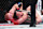 Bo Nickal attacks a rear-naked choke against Cody Brundage