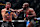 NEW YORK, NEW YORK - NOVEMBER 16: (R-L) Jon Jones of the United States of America punches Stipe Miocic of the United States of America in the UFC light heavyweight championship fight during the UFC 309 event at Madison Square Garden on November 16, 2024 in New York City. (Photo by Chris Unger/Zuffa LLC)