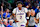 ATLANTA, GA  NOVEMBER 12:  Kansas guard AJ Storr (2) reacts during the college basketball game between the Michigan State Spartans and the Kansas Jayhawks on November 12th, 2024 at State Farm Arena Hank in Atlanta, GA.  (Photo by Rich von Biberstein/Icon Sportswire via Getty Images)