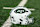 EAST RUTHERFORD, NJ - OCTOBER 14: Detail view of an New York Jets helmet prior to an NFL football game between the Buffalo Bills and the New York Jets at MetLife Stadium on October 14, 2024 in East Rutherford, NJ. (Photo by Perry Knotts/Getty Images)