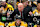 Boston, MA - October 24: Boston Bruins head coach Jim Montgomery talks to his team during a third period timeout. (Photo by John Tlumacki/The Boston Globe via Getty Images)