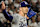 Bronx, New York, Wednesday, October 30, 2024 - Los Angeles Dodgers pitcher Walker Buehler (21) looks to the dugout the moment striking out  the New York Yankees outfielder Alex Verdugo to seal a series clinching 7-6 win  in Game five of the World Series at Yankee Stadium. (Robert Gauthier/Los Angeles Times via Getty Images)