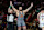 DETROIT, MI - MARCH 19: Gable Steveson of the Minnesota Golden Gophers defeats Cohlton Schultz of the Arizona State Sun Devils in the 285-pound final match during the Division I Mens Wrestling Championship held at Little Caesars Arena on March 19, 2022 in Detroit, Michigan. (Photo by Jay LaPrete/NCAA Photos/NCAA Photos via Getty Images)