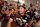 BRONX, NEW YORK - OCTOBER 30, 2024: Los Angeles Dodgers two-way player Shohei Ohtani (17) holds the World Series trophy during locker celebration. Game 5 of the World Series against the Yankees at Yankees Stadium in New York, Wednesday, October 30, 2024. (Robert Gauthier/Los Angeles Times via Getty Images)