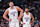 DENVER, CO - NOVEMBER 25: Nikola Jokic #15 and Jamal Murray #27 of the Denver Nuggets during the game against the New York Knicks on November 25, 2024 at Ball Arena in Denver, Colorado. NOTE TO USER: User expressly acknowledges and agrees that, by downloading and/or using this Photograph, user is consenting to the terms and conditions of the Getty Images License Agreement. Mandatory Copyright Notice: Copyright 2024 NBAE (Photo by Bart Young/NBAE via Getty Images)