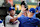 ARLINGTON, TEXAS - JULY 25: Max Scherzer #31 of the Texas Rangers is congratulated in his dugout after the sixth inning against the Chicago White Sox at Globe Life Field on July 25, 2024 in Arlington, Texas. During the game, Scherzer became the 10th pitcher in MLB most strikeouts list of all time. (Photo by Sam Hodde/Getty Images)