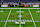 HOUSTON, TX - JANUARY 08: the CFB National Championship logo is set midfield before the College Football Playoffs National Championship game Michigan Wolverines and Washington Huskies on January 8, 2024, at NRG Stadium in Houston, Texas. (Photo by David Buono/Icon Sportswire via Getty Images)