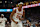 AUSTIN, TX - DECEMBER 08: Texas Longhorns guard Tre Johnson (20) screams after drawing a foul during the college basketball game between Texas Longhorns and University of Connecticut Huskies on December 8, 2024, at Moody Center in Austin, Texas. (Photo by David Buono/Icon Sportswire via Getty Images)