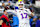 DETROIT, MICHIGAN - DECEMBER 15: Josh Allen #17 of the Buffalo Bills warms up before a game against the Detroit Lions at Ford Field on December 15, 2024 in Detroit, Michigan. (Photo by Mike Mulholland/Getty Images)