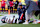 KANSAS CITY, MISSOURI - DECEMBER 21: Medical staff look at Tank Dell #3 of the Houston Texans after Dell sustained an injury while catching a touchdown in the third quarter of a game against the Kansas City Chiefs at GEHA Field at Arrowhead Stadium on December 21, 2024 in Kansas City, Missouri. (Photo by Jason Hanna/Getty Images)