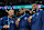 TOPSHOT - Gold medallists (From L) USA's #04 Stephen Curry, USA's #06 LeBron James and USA's #07 Kevin Durant pose after the men's Gold Medal basketball match between France and USA during the Paris 2024 Olympic Games at the Bercy  Arena in Paris on August 10, 2024. (Photo by Damien MEYER / AFP) (Photo by DAMIEN MEYER/AFP via Getty Images)