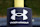 Detail of Under Armour logo on goal post padding during a game