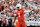 Cam Ward reacts after a touchdown pass during a Miami Hurricanes game.