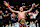 Alex Pereira reacts after his TKO victory against Khalil Rountree Jr. 
