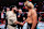 Shavkat Rakhmonov (right) shakes hands with Belal Muhammad 