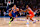 OKLAHOMA CITY, OK – JANUARY 3: Jalen Brunson #11 of the New York Knicks dribbles the ball during the game against the Oklahoma City Thunder on January 3, 2025 at Paycom Center in Oklahoma City, Oklahoma. NOTE TO USER: User expressly acknowledges and agrees that by downloading and/or using this photograph, User is agreeing to the terms and conditions of the Getty Images License Agreement. Mandatory Copyright Notice: Copyright 2025 NBAE (Photo by Zach Beeker/NBAE via Getty Images)