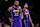 LOS ANGELES, CALIFORNIA - JANUARY 3: LeBron James #23 of the Los Angeles Lakers and Anthony Davis #3 during a 119-102 win over the Atlanta Hawks at Crypto.com Arena on January 3, 2025 in Los Angeles, California. NOTE TO USER: User expressly acknowledges and agrees that by downloading and/or using this photo, User agrees to the terms and conditions of the Getty Images License Agreement. (Photo by Harry How/Getty Images)