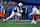 GLENDALE, ARIZONA - DECEMBER 31: Tight end Tyler Warren #44 of the Penn State Nittany Lions runs during the Vrbo Fiesta Bowl /abo at State Farm Stadium on December 31, 2024 in Glendale, Arizona. The Nittany Lions defeated the Broncos 31-14. (Photo by Chris Coduto/Getty Images)
