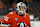 ANAHEIM, CALIFORNIA - DECEMBER 20: John Gibson #36 of the Anaheim Ducks looks on at warmups before the game against the Colorado Avalanche at Honda Center on December 20, 2024 in Anaheim, California. (Photo by Nicole Vasquez /NHLI via Getty Images )
