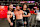 ATLANTA, GEORGIA - OCTOBER 5: JD Mcdonagh, Finn Balor and Carlito take in defeat on the entrance ramp during Bad Blood at State Farm Arena on October 5, 2024 in Atlanta, Georgia. (Photo by WWE/Getty Images)
